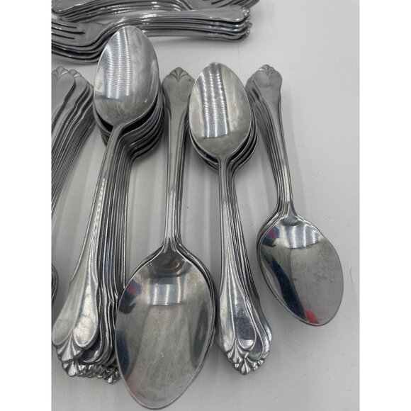 Vintage Revere Flatware Teaspoons Forks Knives Serving Utensils - Picture 3 of 9